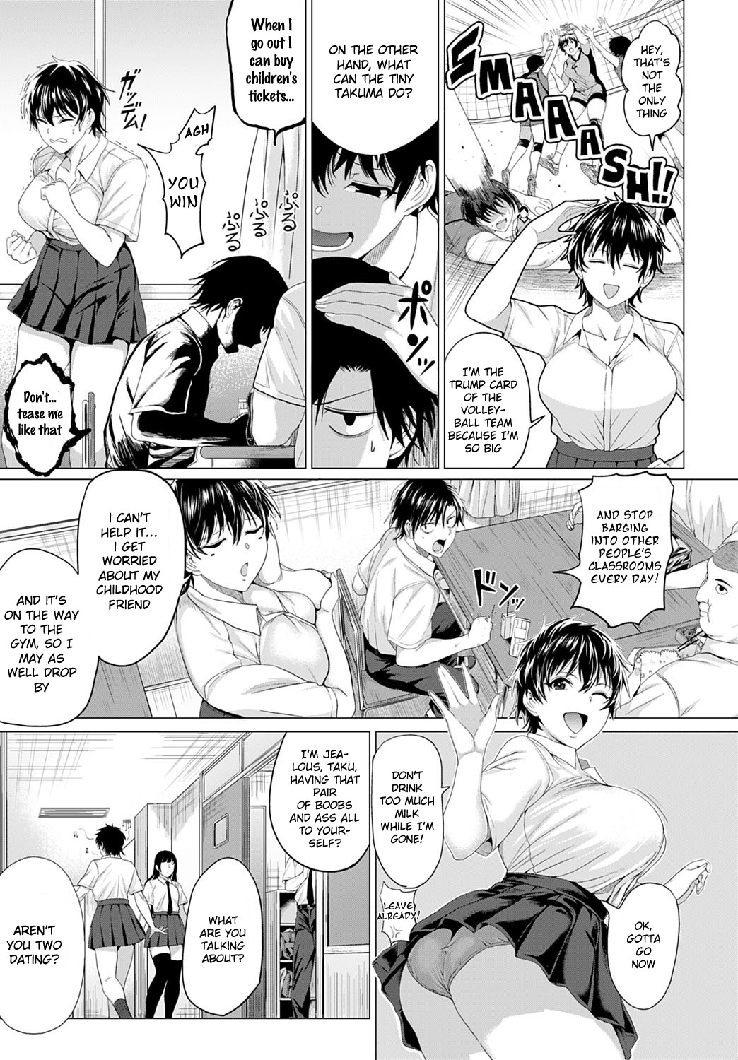 Hentai Manga Comic-The Giant Tomboy-Read-3